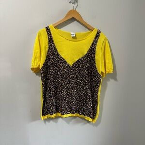 Yellow Shirt Top
